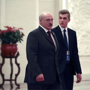 Alexandr Lukašenko se synem Nikolajem