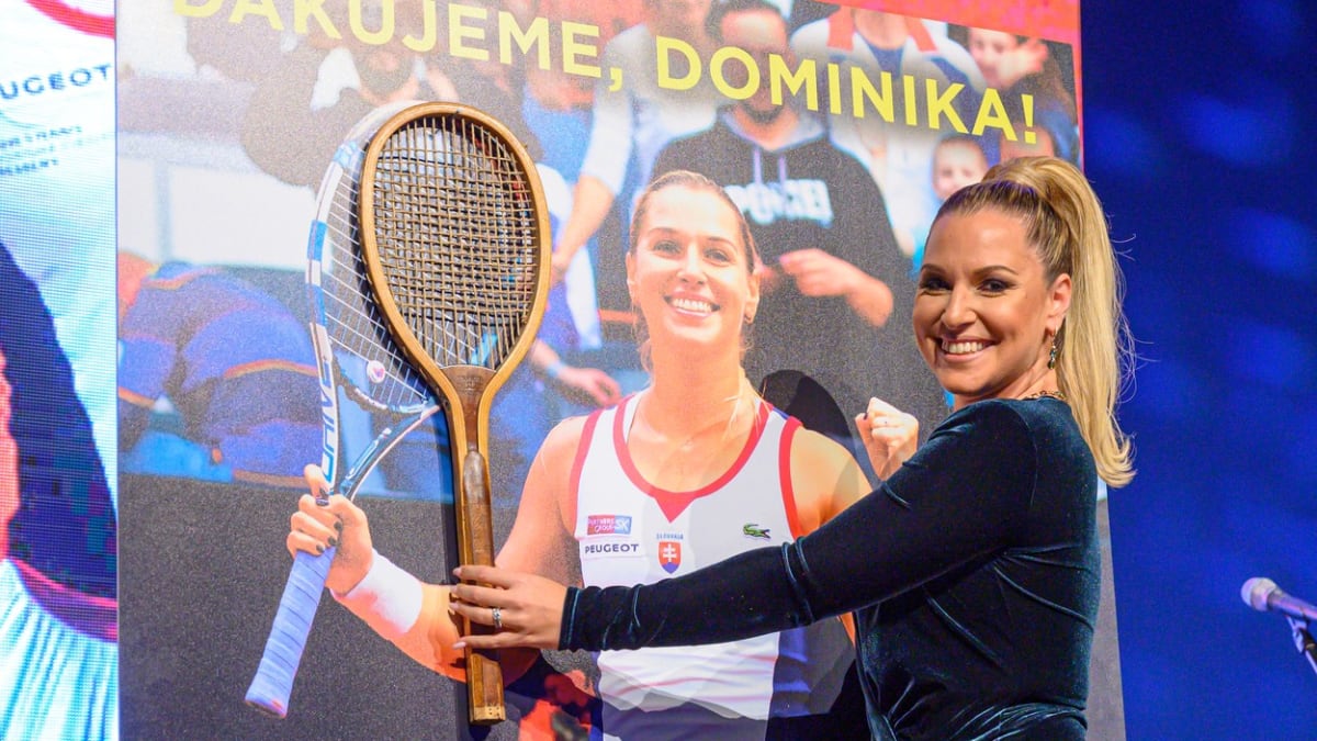 Dominika Cibulková zvítězila v anketě Tenista roku. Bratislava, 22. listopadu 2019