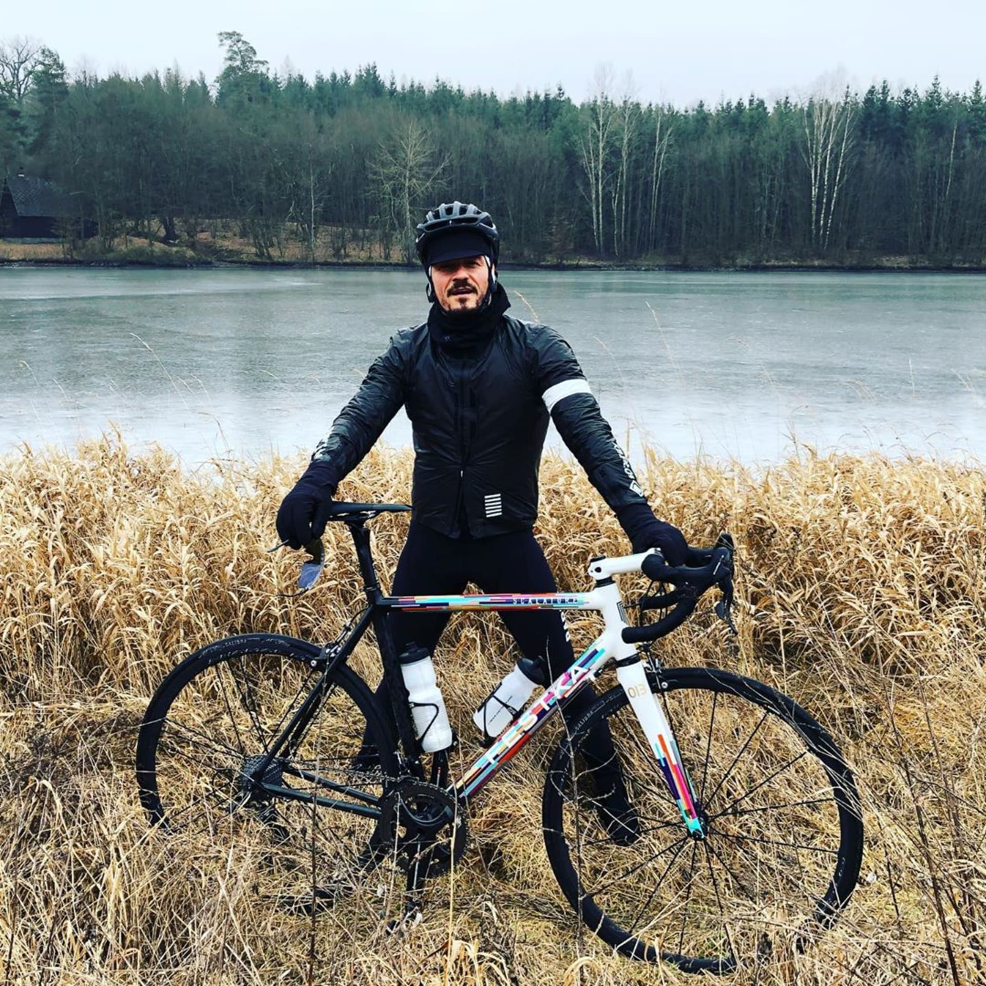 Na kole jezdil na Křivoklátsko, kde ujel i přes 60 km. 