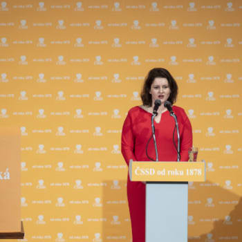Jana Maláčová na sjezdu 2019
