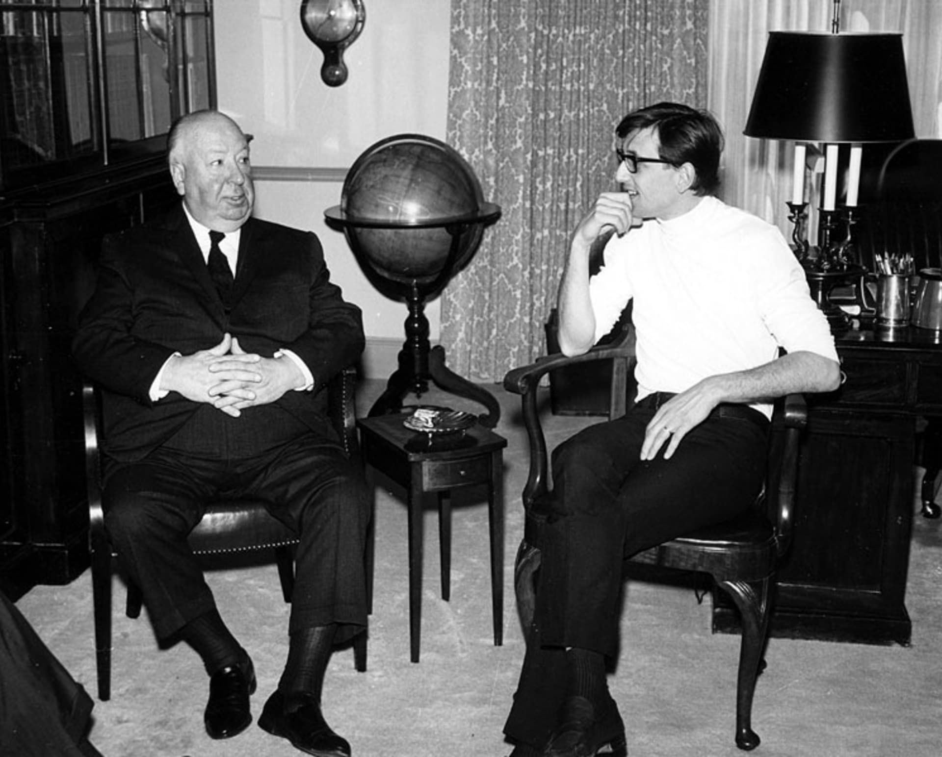 Režiséři Alfred Hitchcock a Jiří Menzel v 60. letech