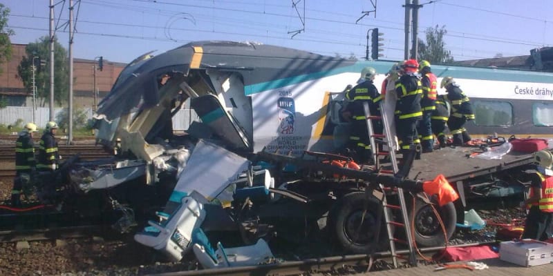 Nehoda vlaku ve Studénce