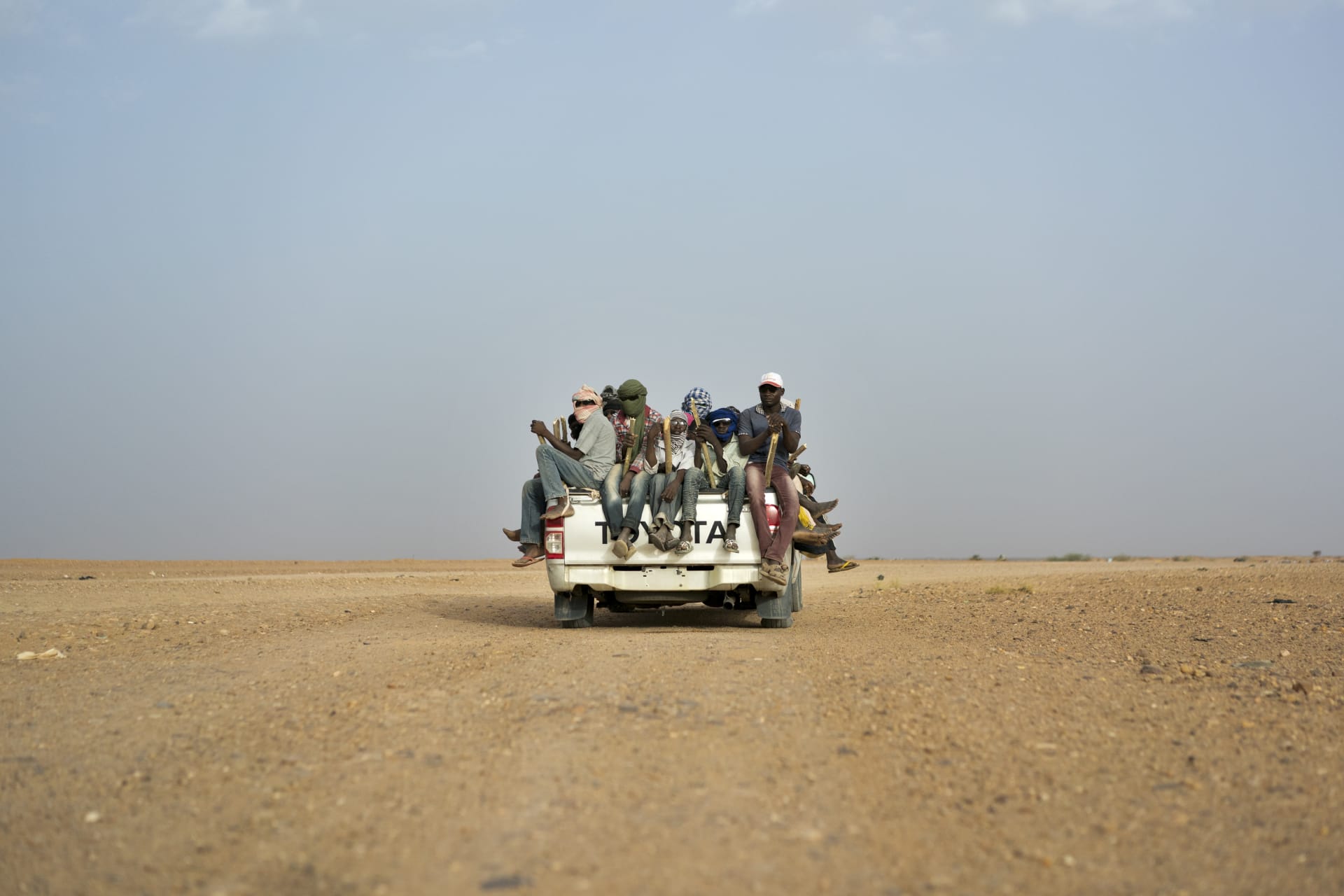 Zachránění migranti ze Sahary