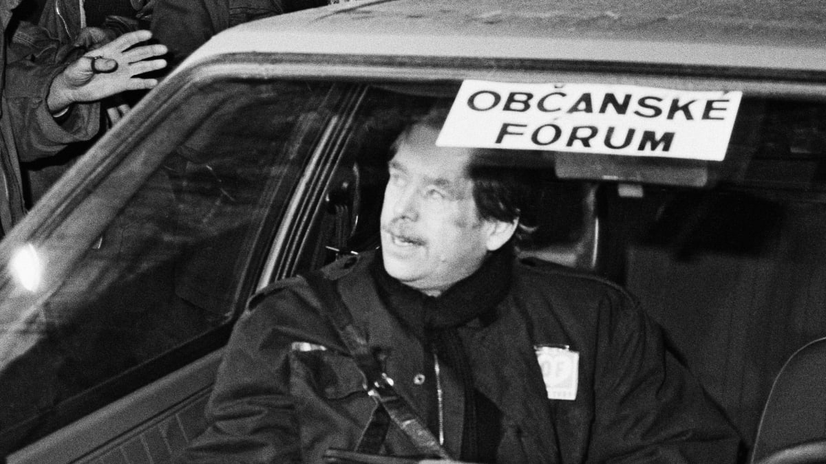 Václav Havel v prosinci 1989