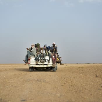 Zachránění migranti ze Sahary