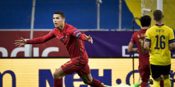 Cristiano Ronaldo jako první Evropan vstřelil sto gólů v mezistátních utkáních