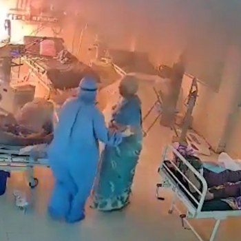 Výbuch v indické nemocnici