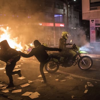 Nepokoje v Bogotě