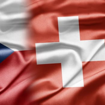 Vlajka Česko Švýcarsko