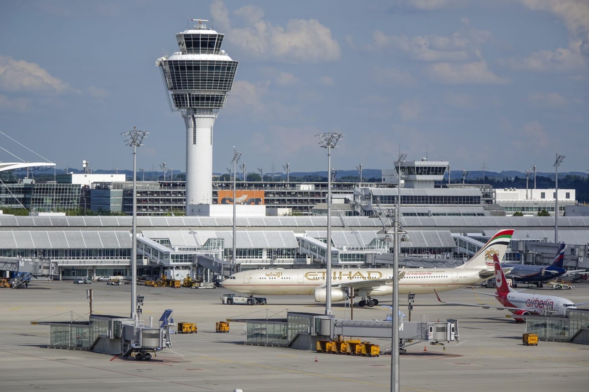 Letiště v německém Mnichově (ilustrační snímek)