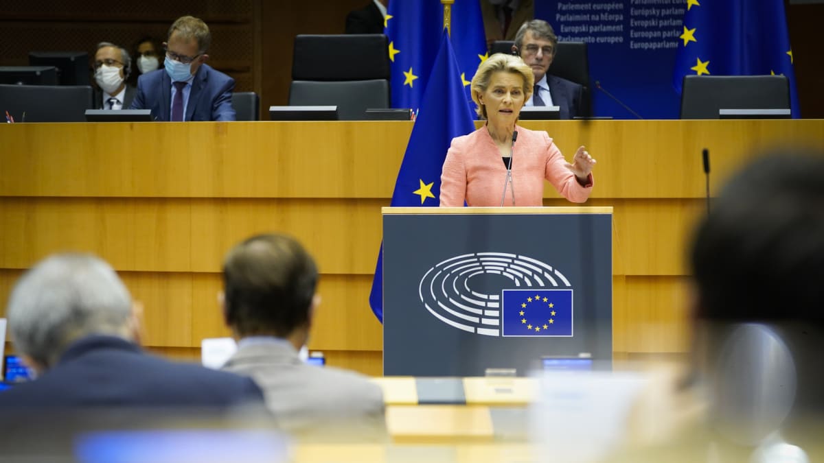 Předsedkyně Evropské komise (EK) Ursula von der Leyenová