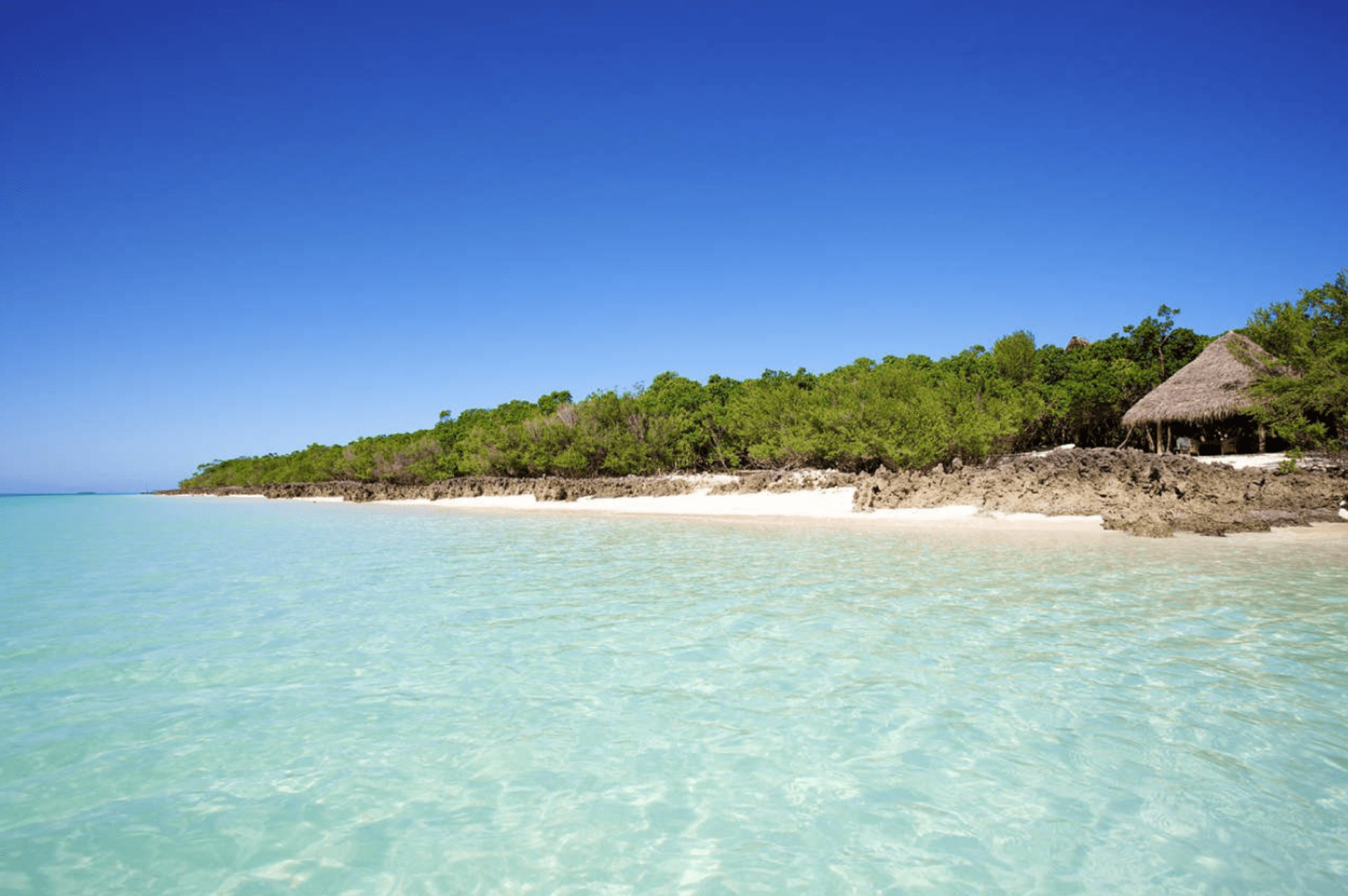 Ostrov Ilha Vamizi v Mosambiku
