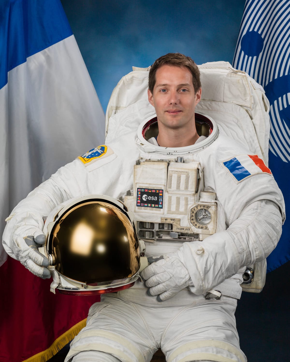 Francouzský astronaut Thomas Pesquet.