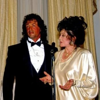 Sylvester Stallone se svojí matkou Jackie