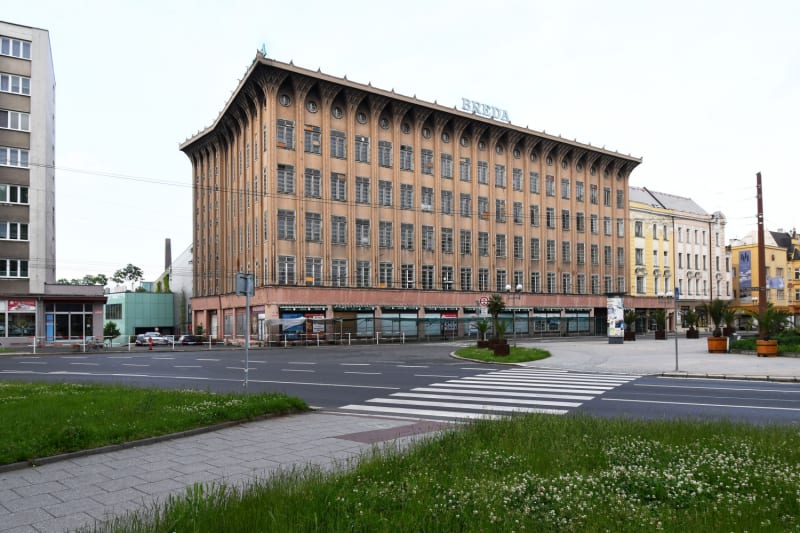 Obchodní dům Breda v Opavě, svého času největší v Československu