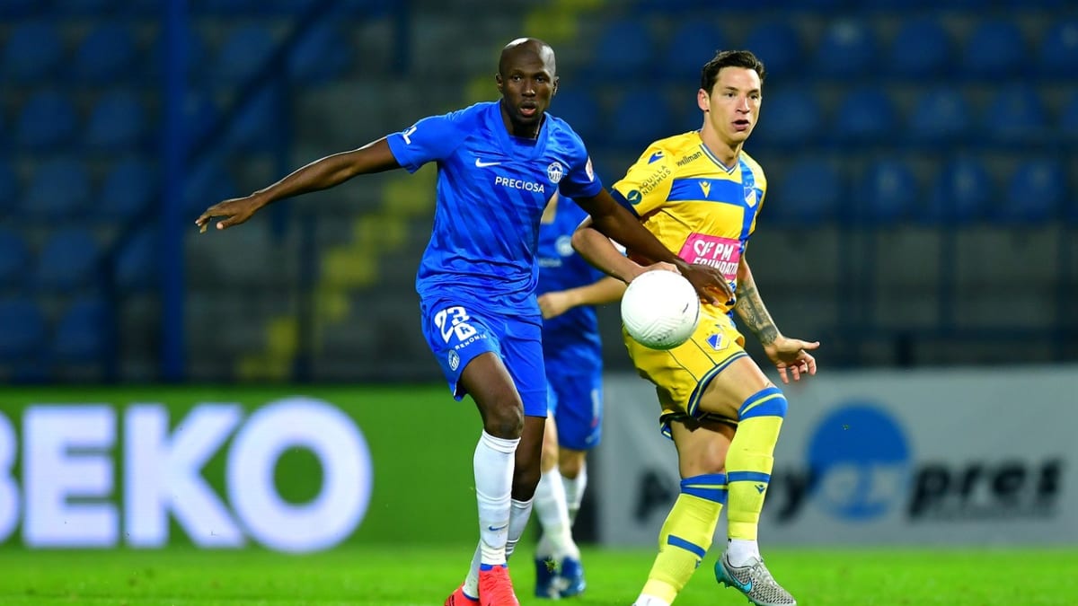 Zápas Liberce s APOEL Nikósie rozhodl Kamso Mara penaltou v prodloužení.