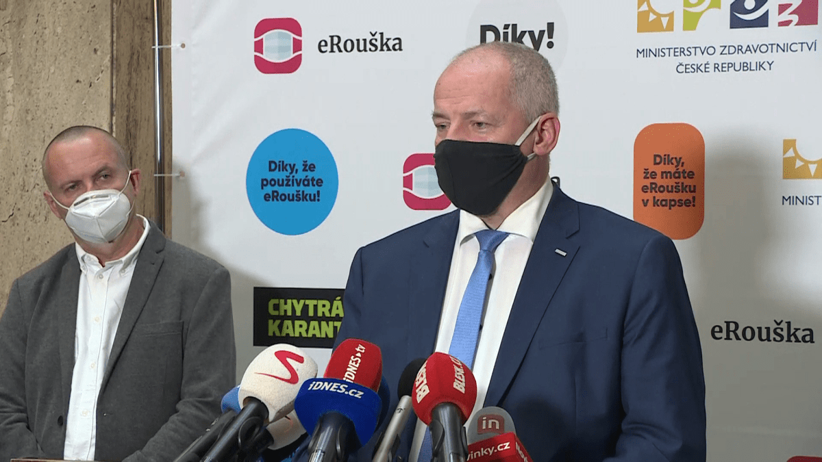 Roman Prymula na tiskové konferenci zhodnotil vývoj epidemie v Česku.