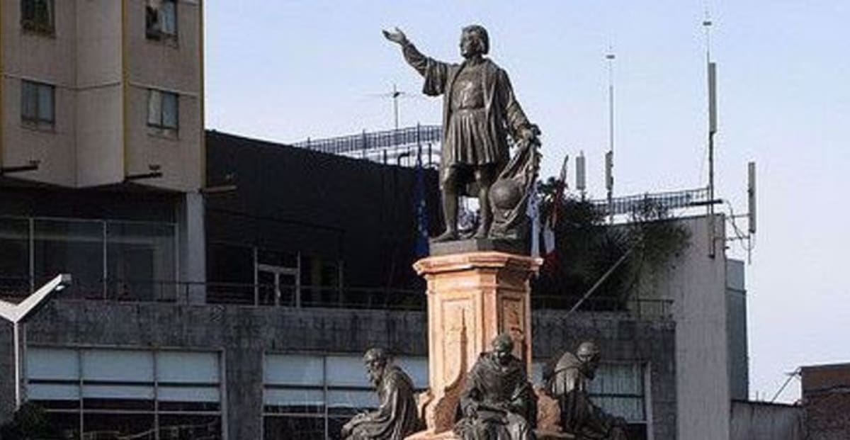 Socha Kryštofa Kolumba v Mexico City