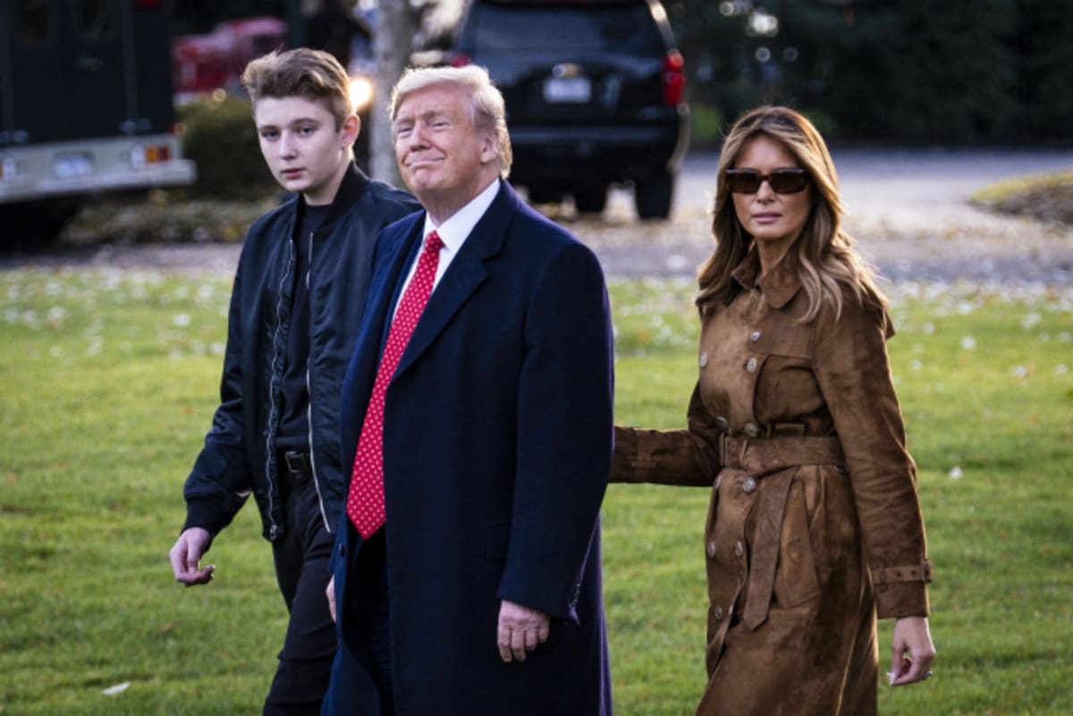 Melania Trump s rodinou.