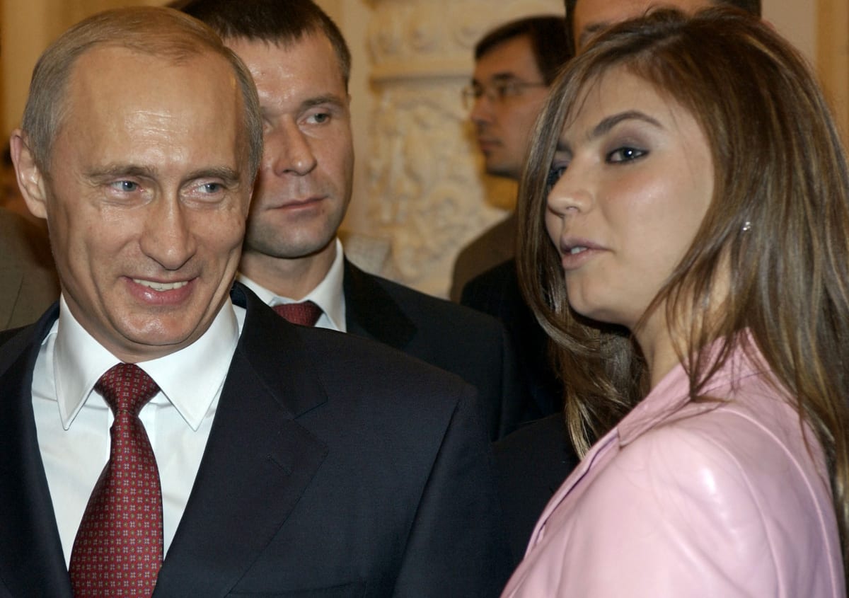 Ruský prezident Vladimir Putin a Alina Kabajevová