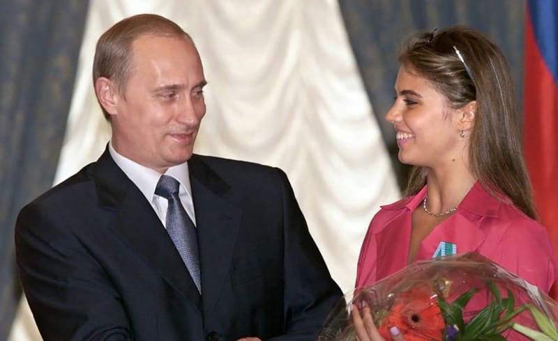 Vladimir Putin a Alina Kabajevová