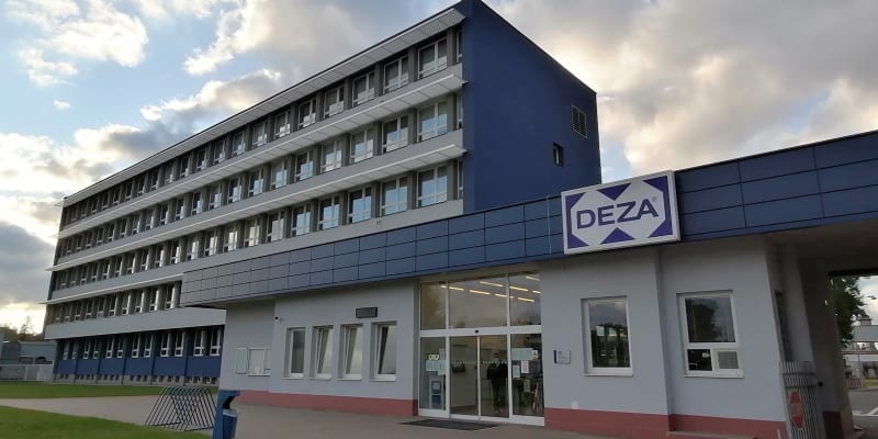 Chemická továrna Deza ve Valašském Meziříčí, hlavní vchod