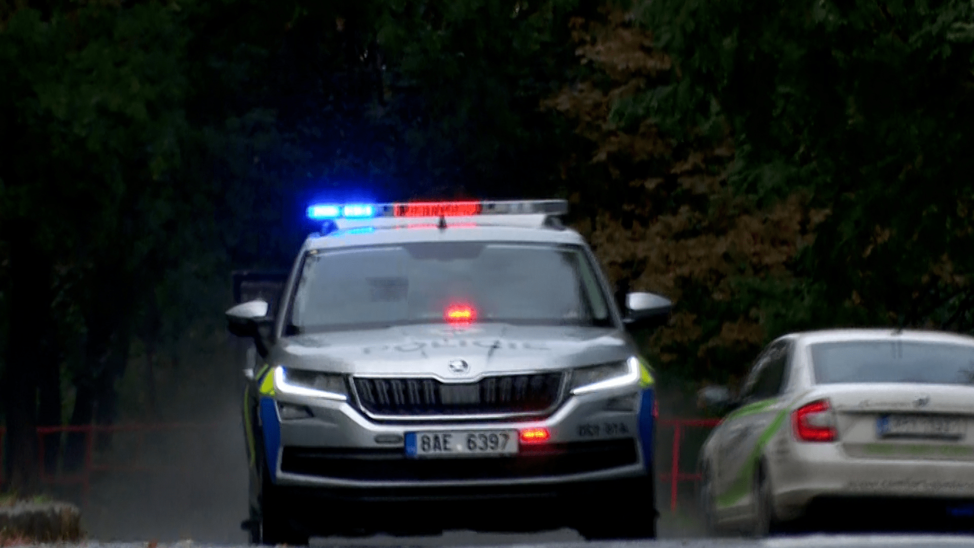 Policejní auto, ilustrační foto