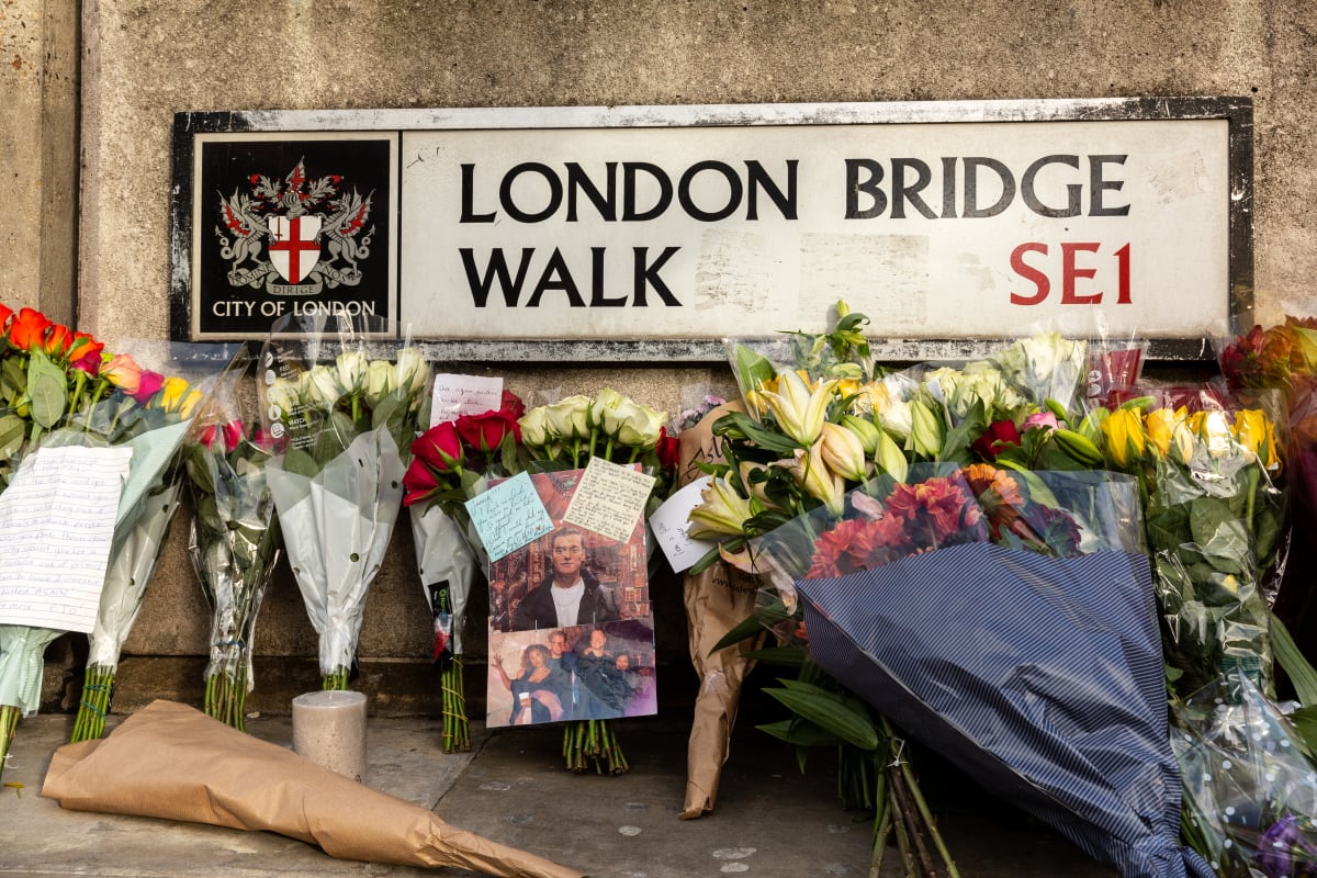 Teroristický útok na London Bridge v listopadu 2019