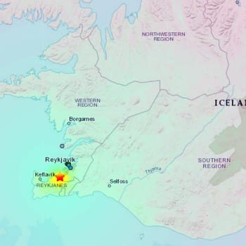 Island zasáhlo silné zemětřesení.