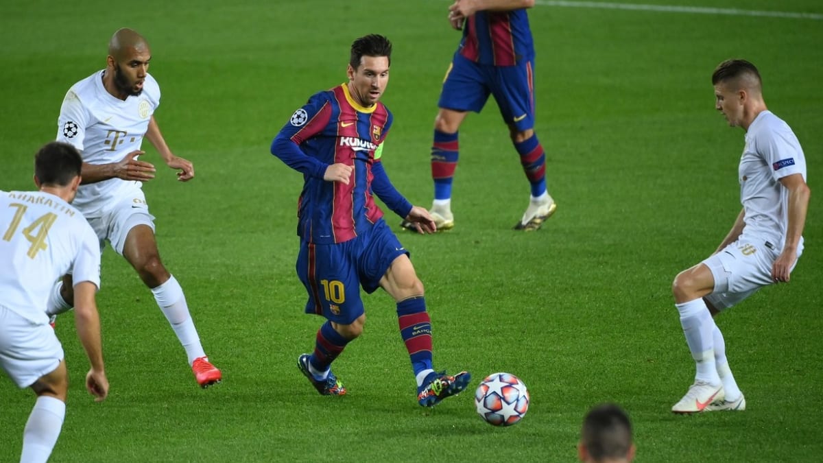 Lionel Messi v zápase Ligy mistrů s maďarským Ferencvárosem překonal další rekord.