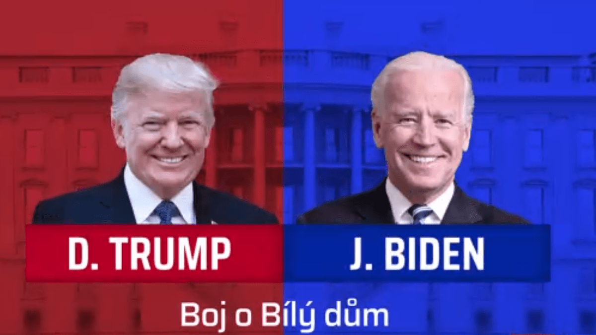 Donald Trump a Joe Biden. 