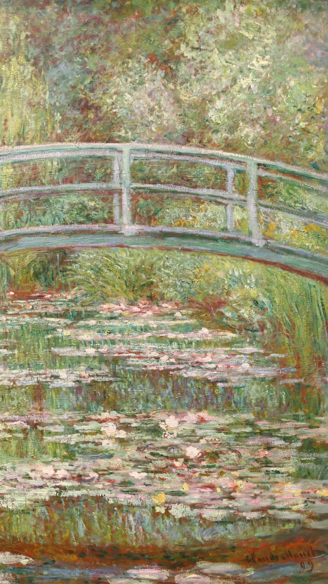 Originální obraz Claudea Moneta Jezírko s lekníny.