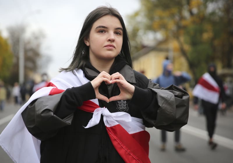 Běloruské protesty proti Lukašenkovu režimu