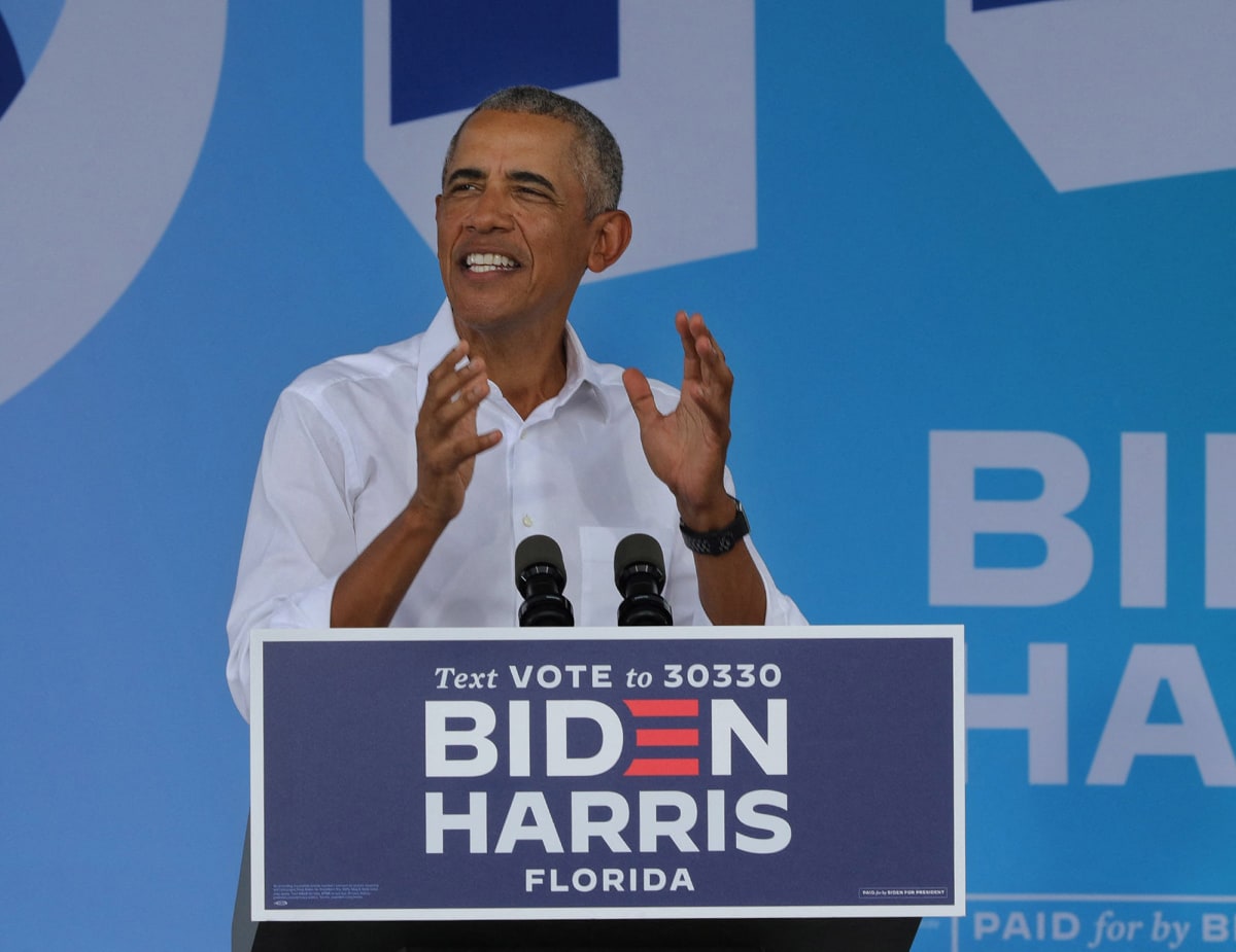 Joea Bidena podporuje i bývalý americký prezident Barack Obama.