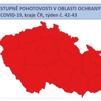 Šíření onemocnění COVID-19 má ve všech krajích komunitní charakter (zdroj: mzcr.cz)