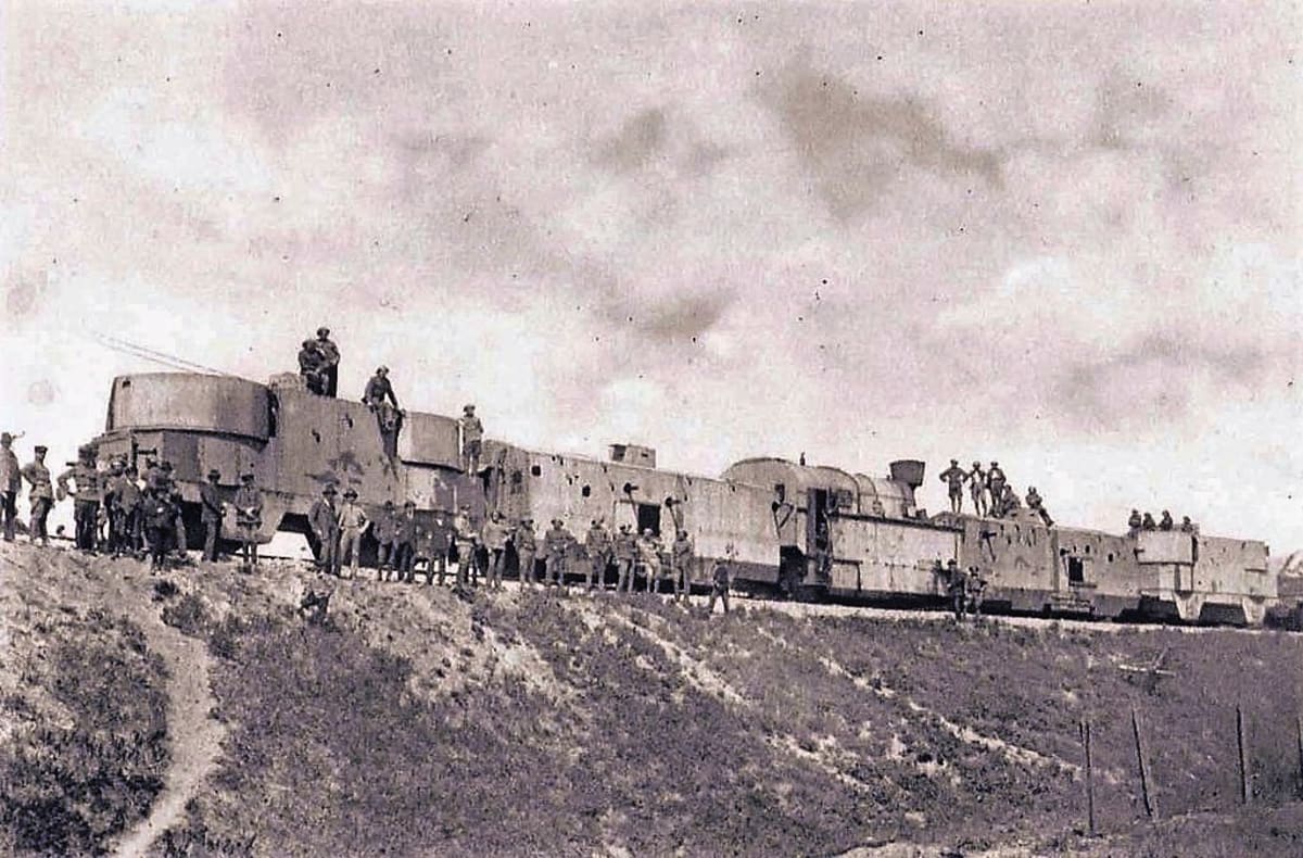 Český pancéřový vlak na Slovensku, 1919