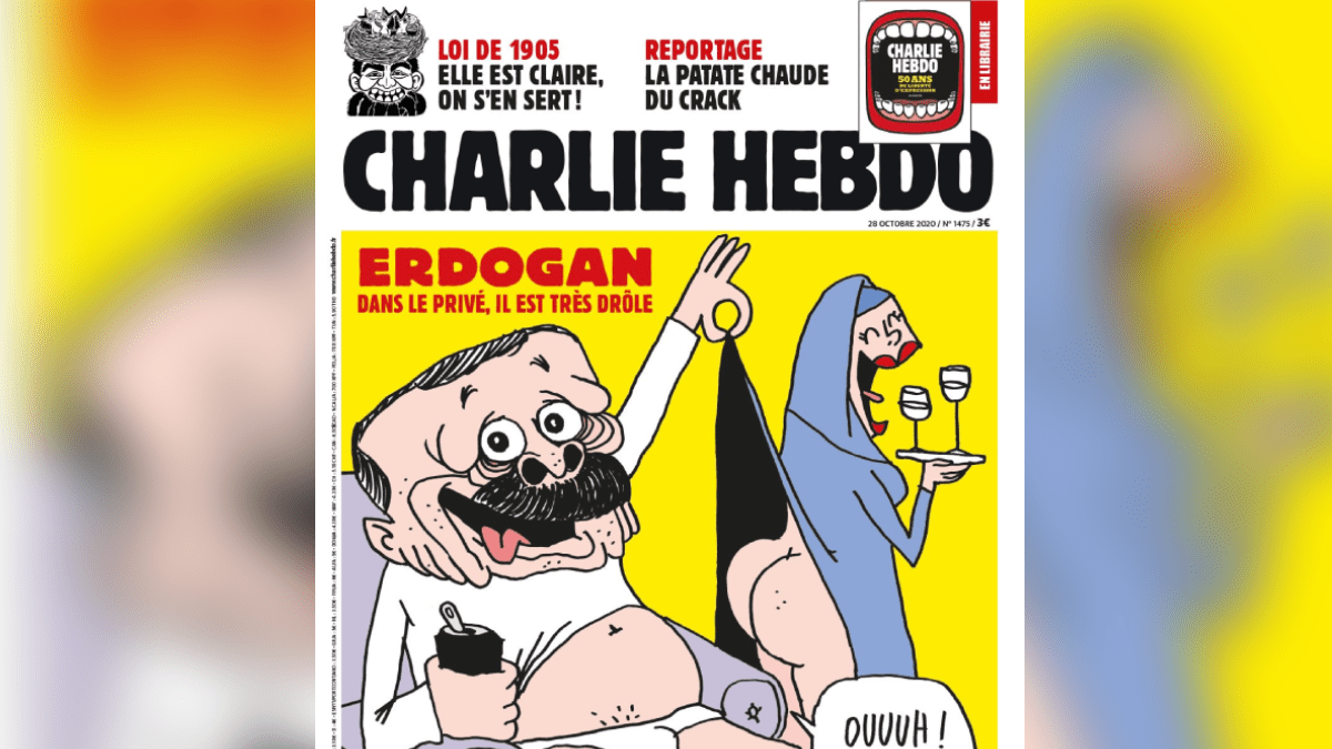 Nová obálka satirického časopisu Charlie Hebdo