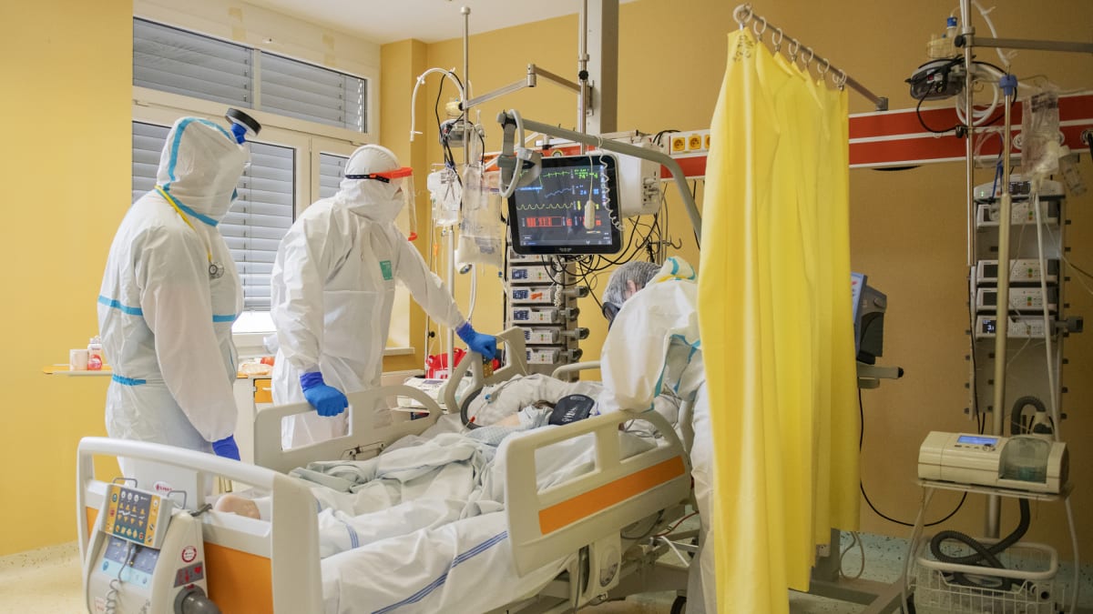 Jednotka intenzivní péče příbramské nemocnice (Ilustrační foto)