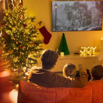 Vánoce přes televizní obrazovku