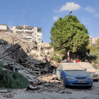 Zemětřesení v tureckém Izmiru.