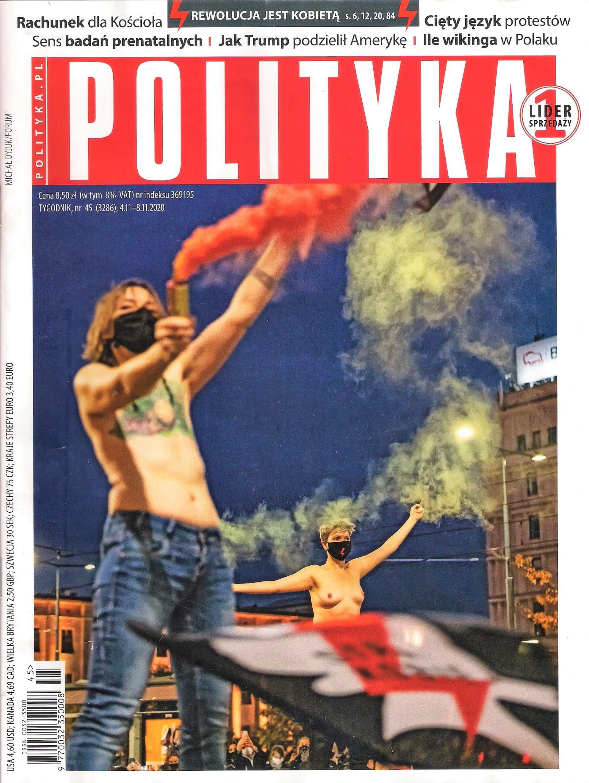 Nejnovější vydání polského týdeníku Polityka.