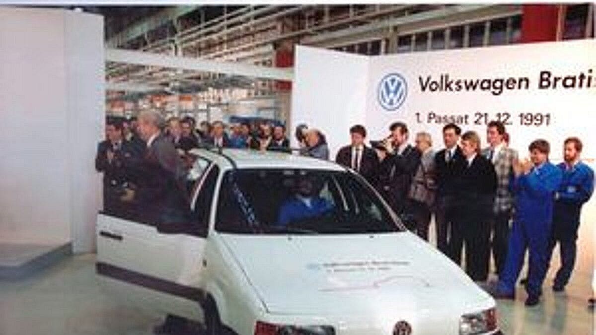 Passaty byly prvními Volkswageny vyráběnými v Bratislavě. Kombíky zde vznikaly už od konce roku 1991.