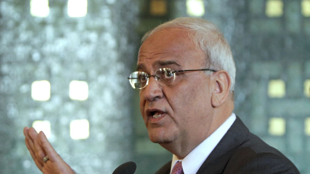 Bývalý palestinský vyjednávač Saíb Irikát