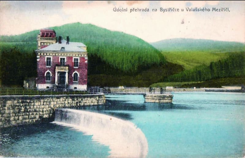 Přehrada Bystřička, zásobárna vody pro kanál Odra-Duna
