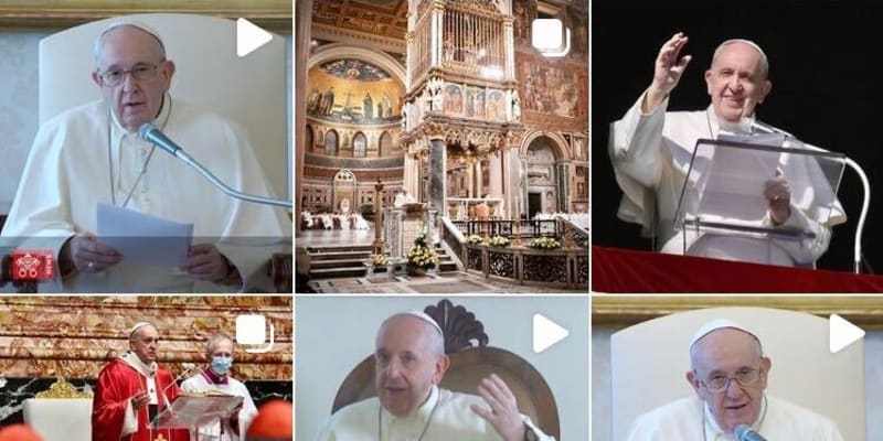 Papež František je aktivní i na sociální síti Instagram.