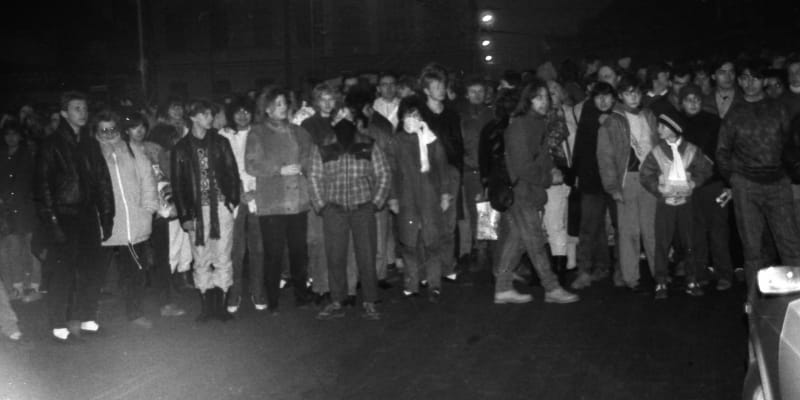 Teplické ekologické demonstrace v listopadu 1989