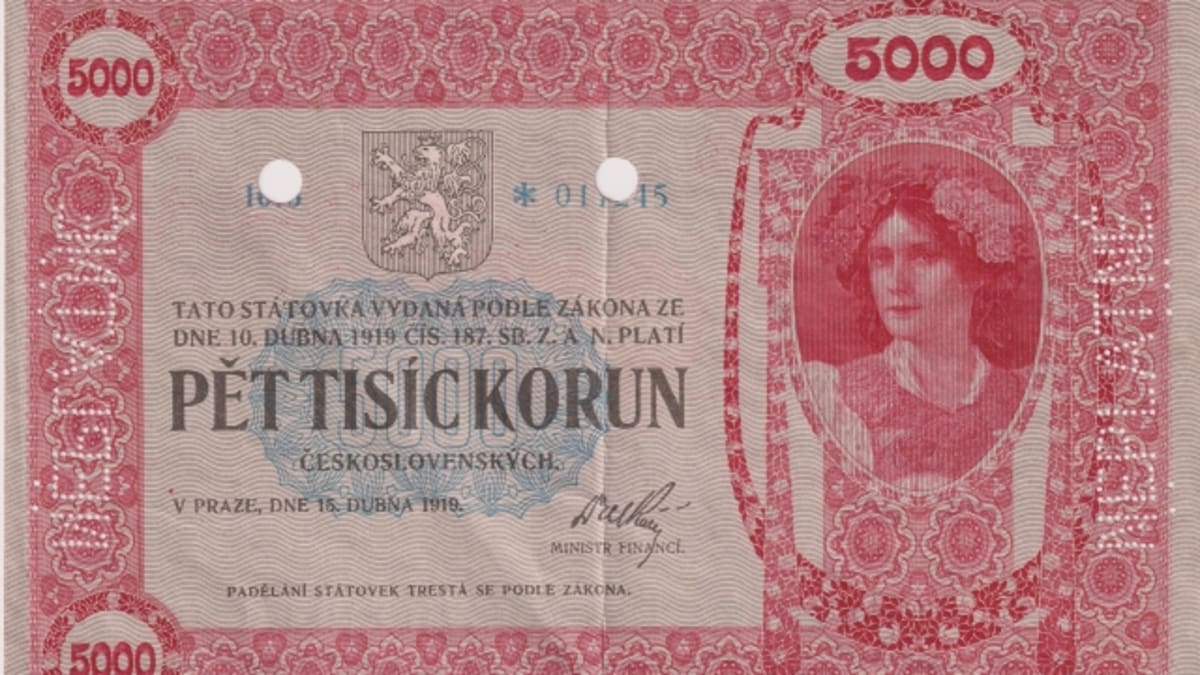 Za tuto bankovku zaplatil zájemce 12,1 milionu korun.