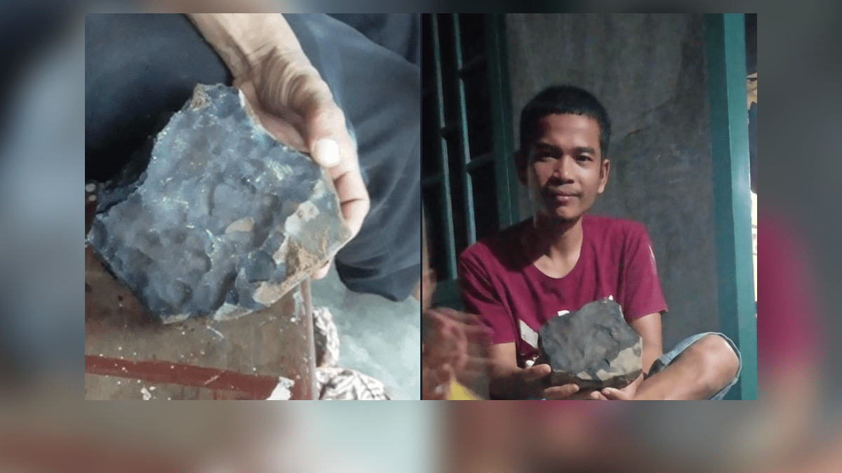Indonésan zbohatl díky nálezu dvoukilového meteoritu.