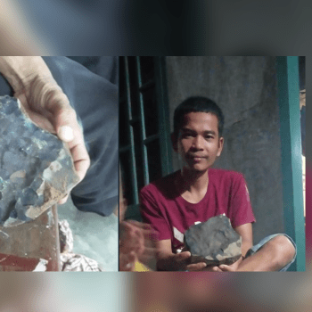Indonésan zbohatl díky nálezu dvoukilového meteoritu