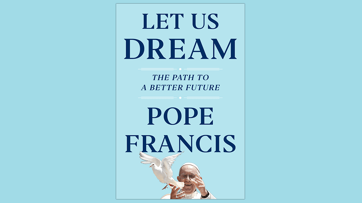 Obal nové knihy papeže Františka